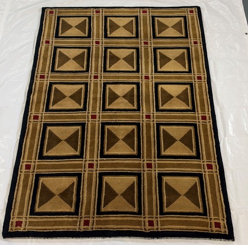 Hand knotted vintage - knotted, afghan